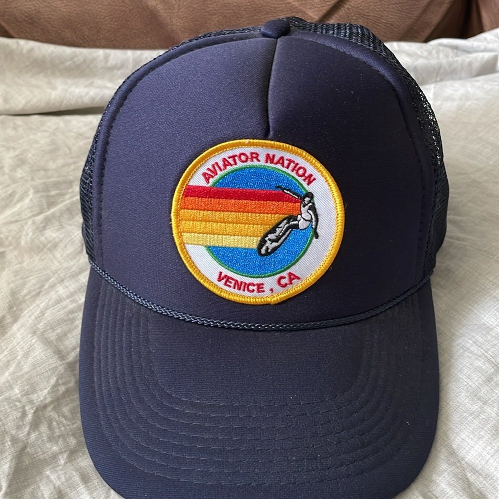 Aviator Nation hat! Trucker hat style w/ adjustable strap